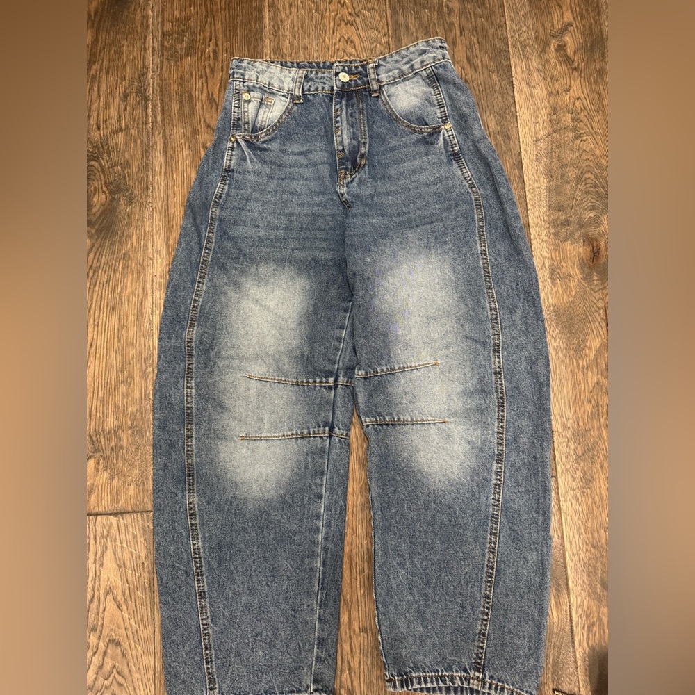 barrel blue jeans